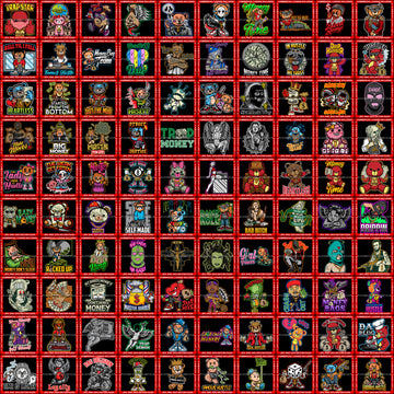 100 Designs Mega Bundle Famous Hustle Volume 01